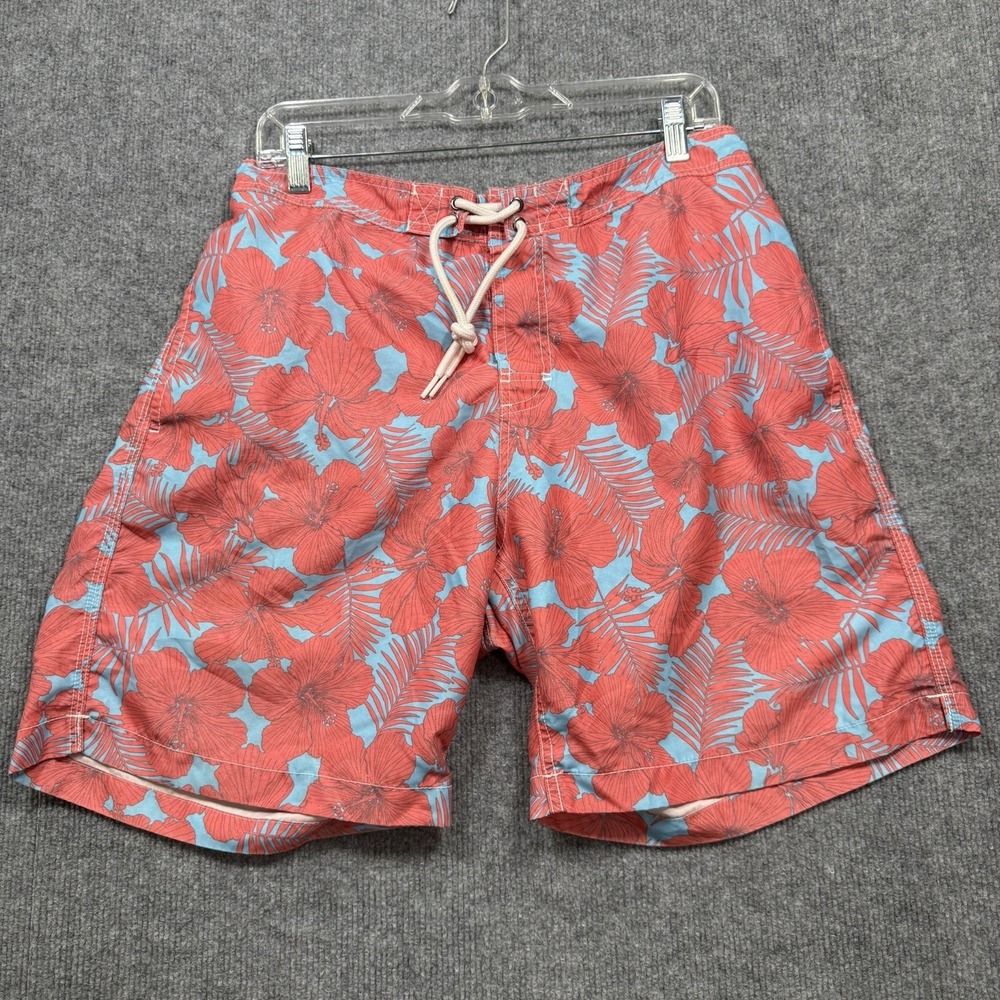 Trunks Surf & Swim Co Hawaiian Floral Swim Trunks Men's Large